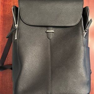 Women's Executive Leather Flap Backpack
